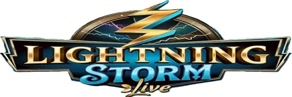 Official Live Casino logo: Lightning Storm by Evolution at SlotsGem Casino