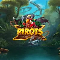Pirots X slot logo by ELK Studios at SlotsGem Casino
