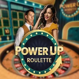 PowerUP Roulette logo by Pragmatic Play at SlotsGem Casino