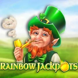 Rainbow Jackpots slot icon by Red Tiger Gaming, available at SlotsGem Casino