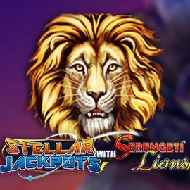 Stellar Jackpots with Serengeti Lions logo by Lightning Box Game SlotsGem Casino