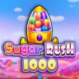 Sugar Rush 1000 online game logo by Pragmatic Play on slotsgemscasino.cz