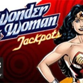 Wonder Woman Jackpots slot logo by Amaya at SlotsGem Casino